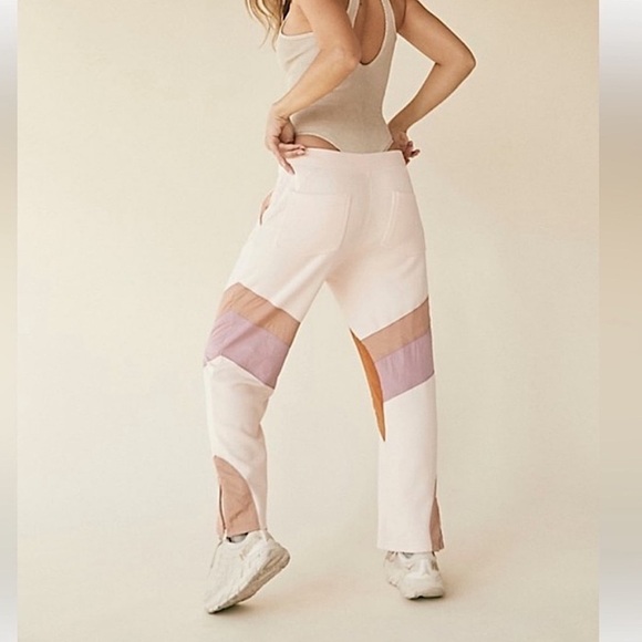 Free People Flurry Color block Sport Pants Ballet Combo 🩰 XS NWT - Picture 3 of 14